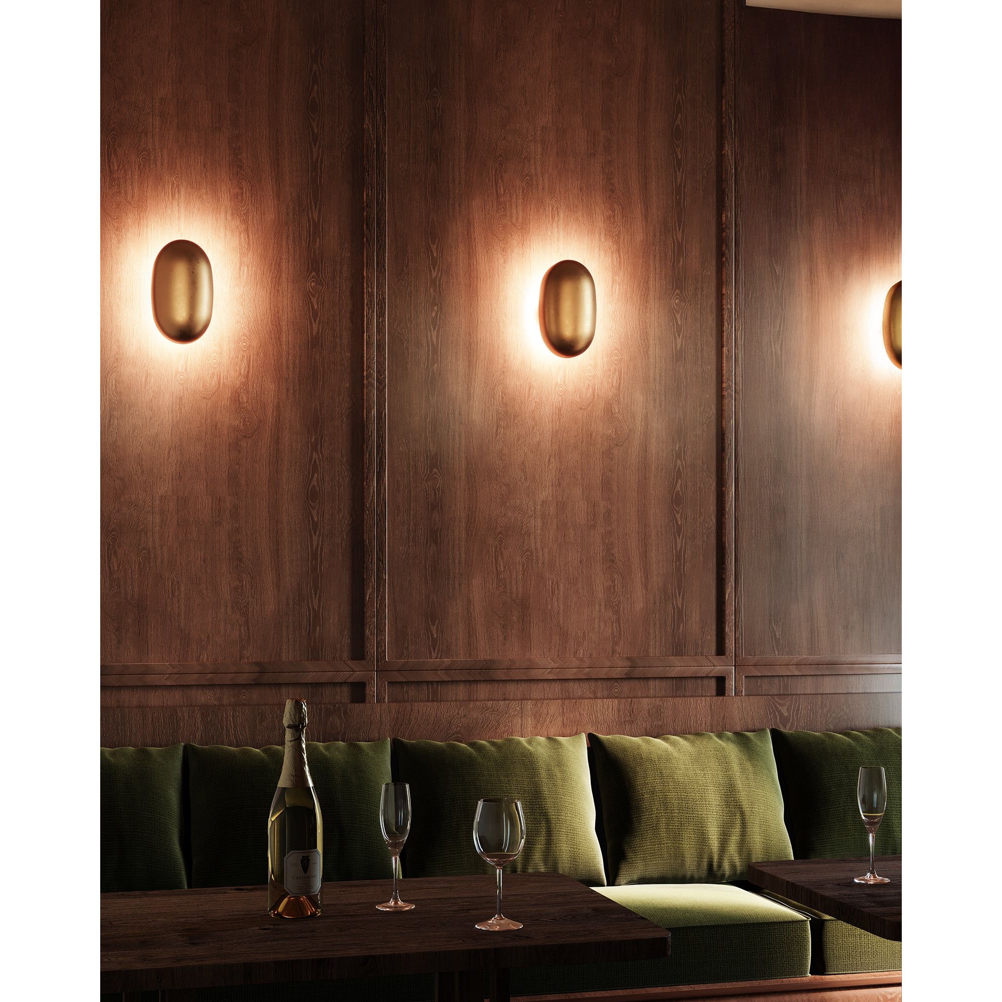 Kuzco Canada - WS43710-VB - LED Wall Sconce - Perle - Vintage Brass