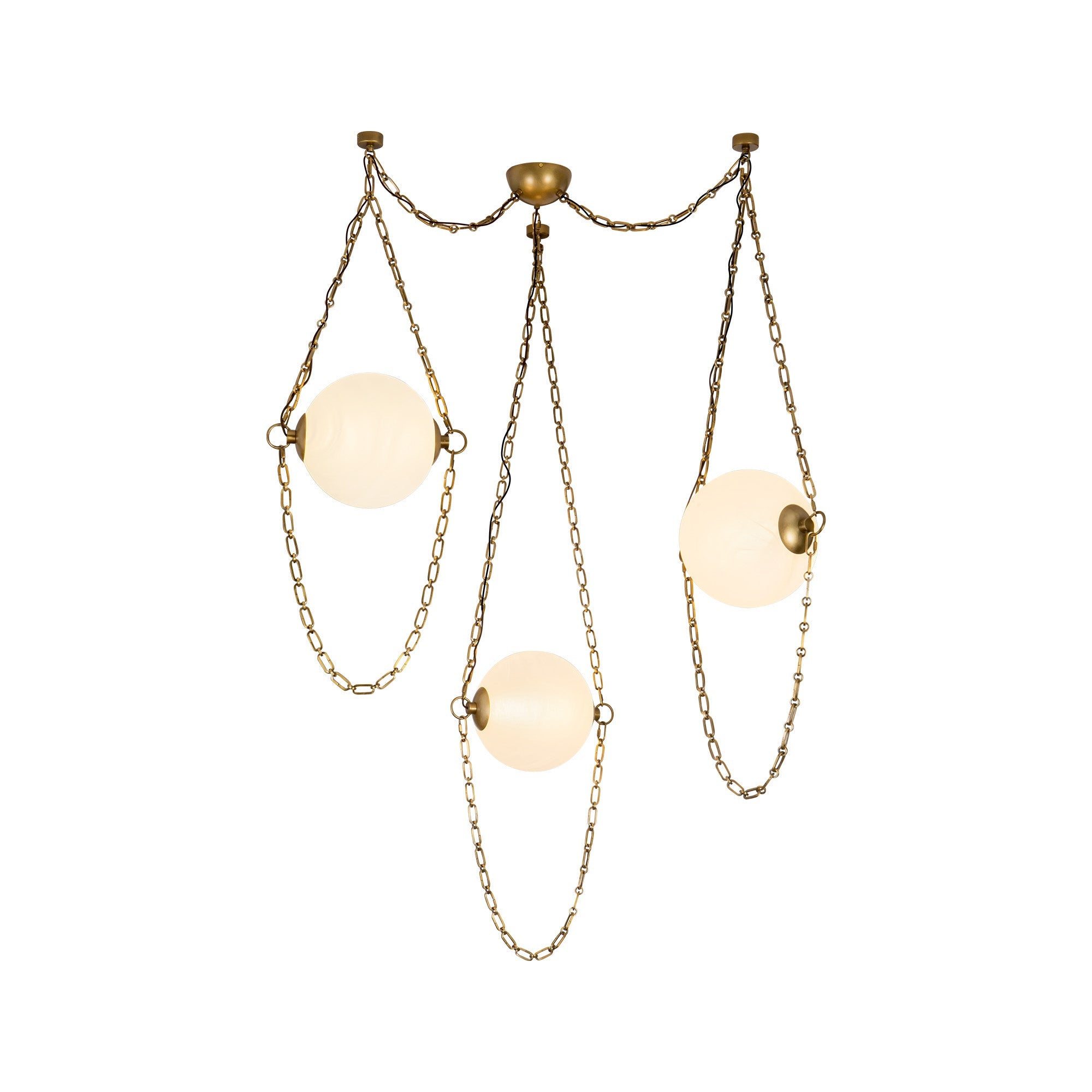 Alora Canada - CH372103UBCDG - LED Chandelier - Petra - Urban Bronze/Cloud Glass