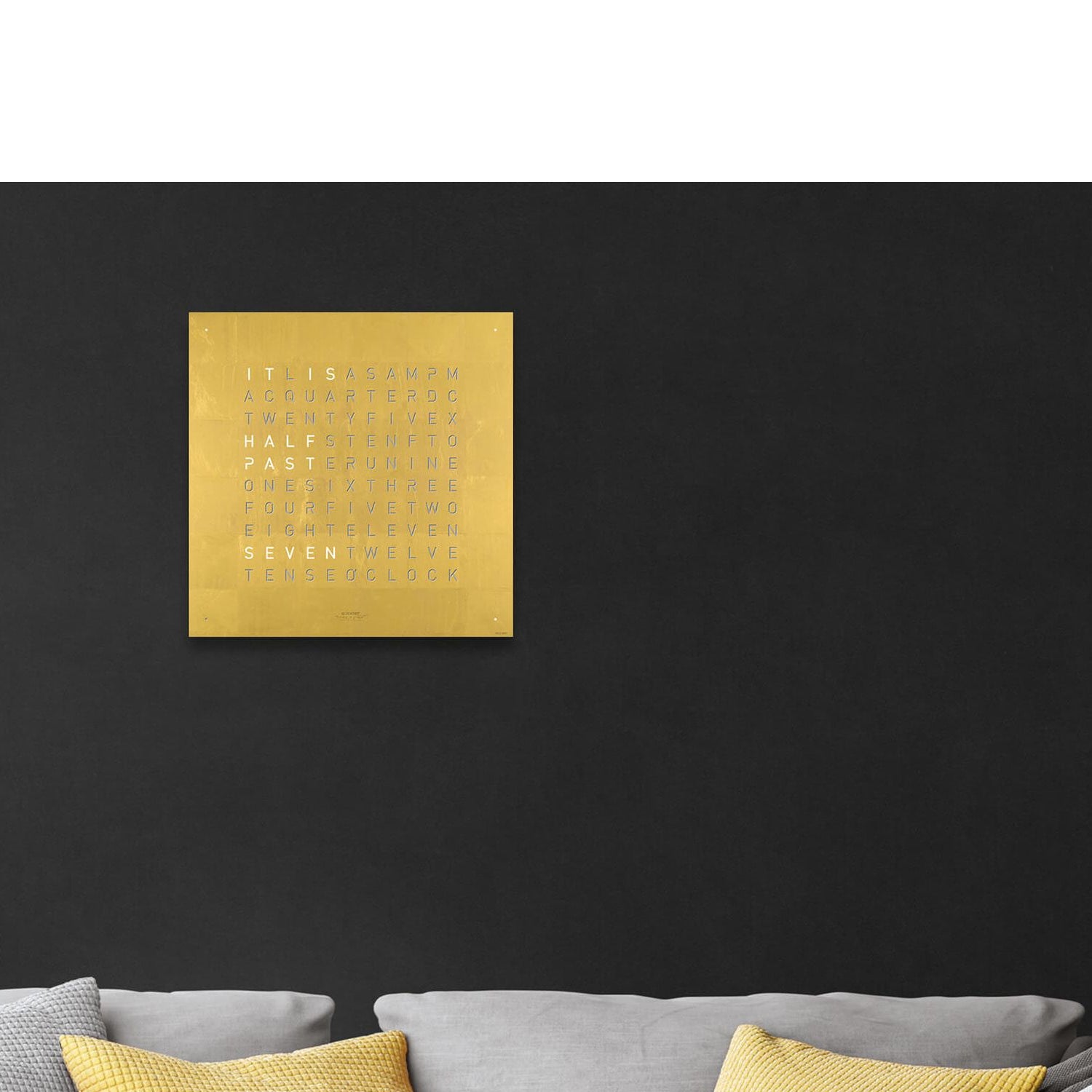 QLOCKTWO QT4GD QLOCKTWO EARTH 45 Creator's Edition Gold