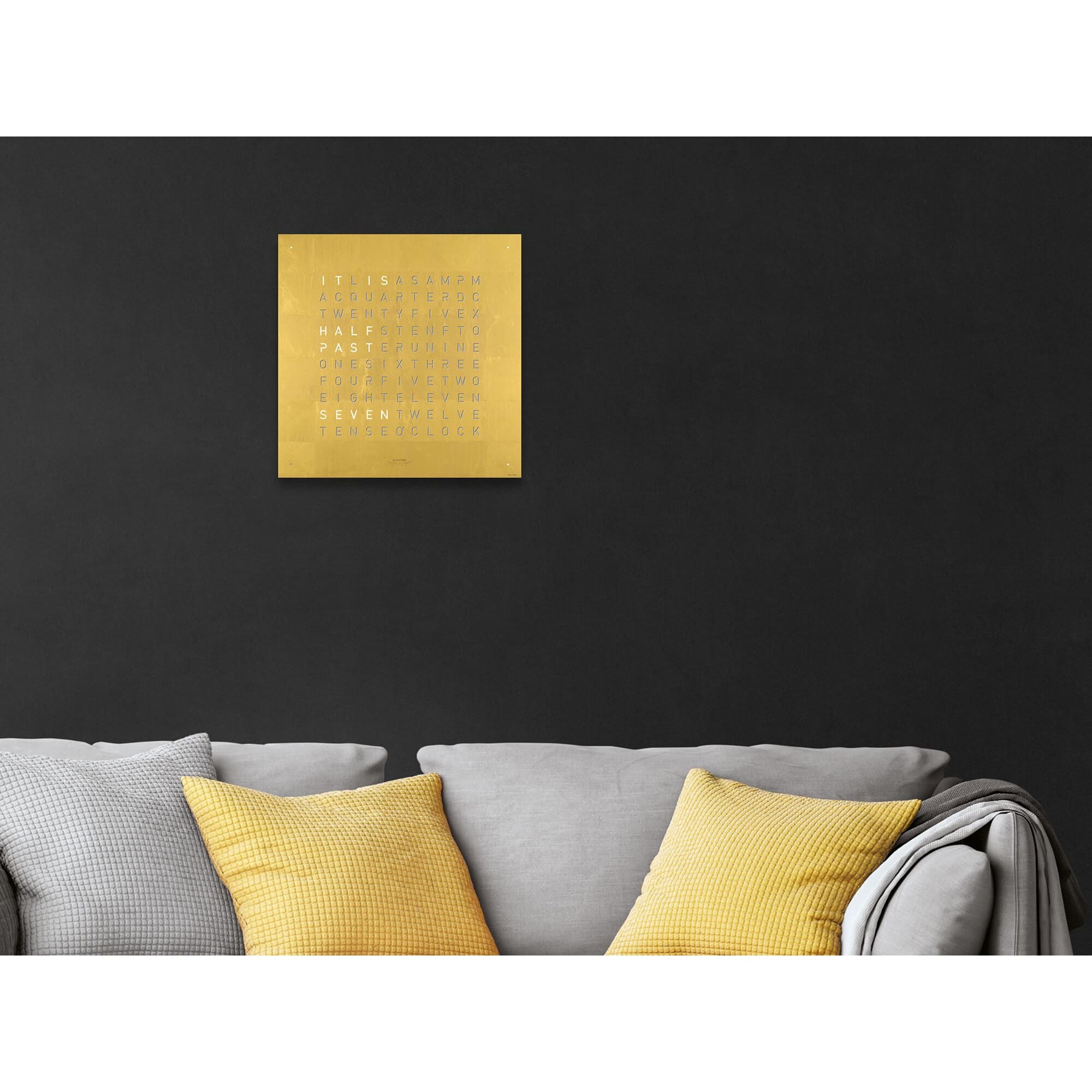 QLOCKTWO QT4GD QLOCKTWO EARTH 45 Creator's Edition Gold