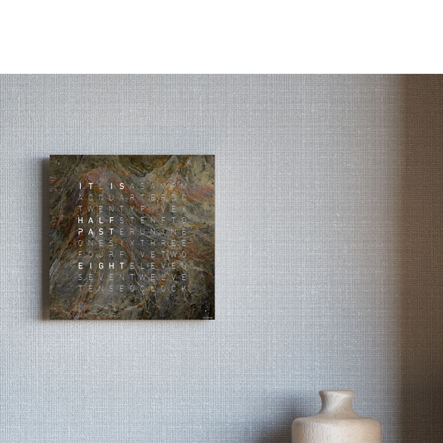 QLOCKTWO QT4GS QLOCKTWO EARTH 45 Creator's Edition Glintscape