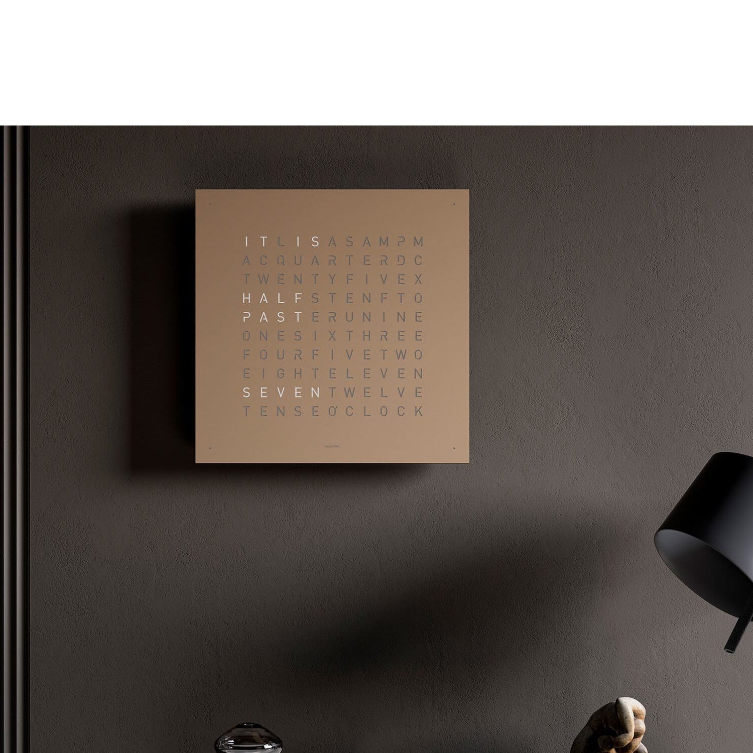 QLOCKTWO QT4SS QLOCKTWO EARTH 45 Steel Series