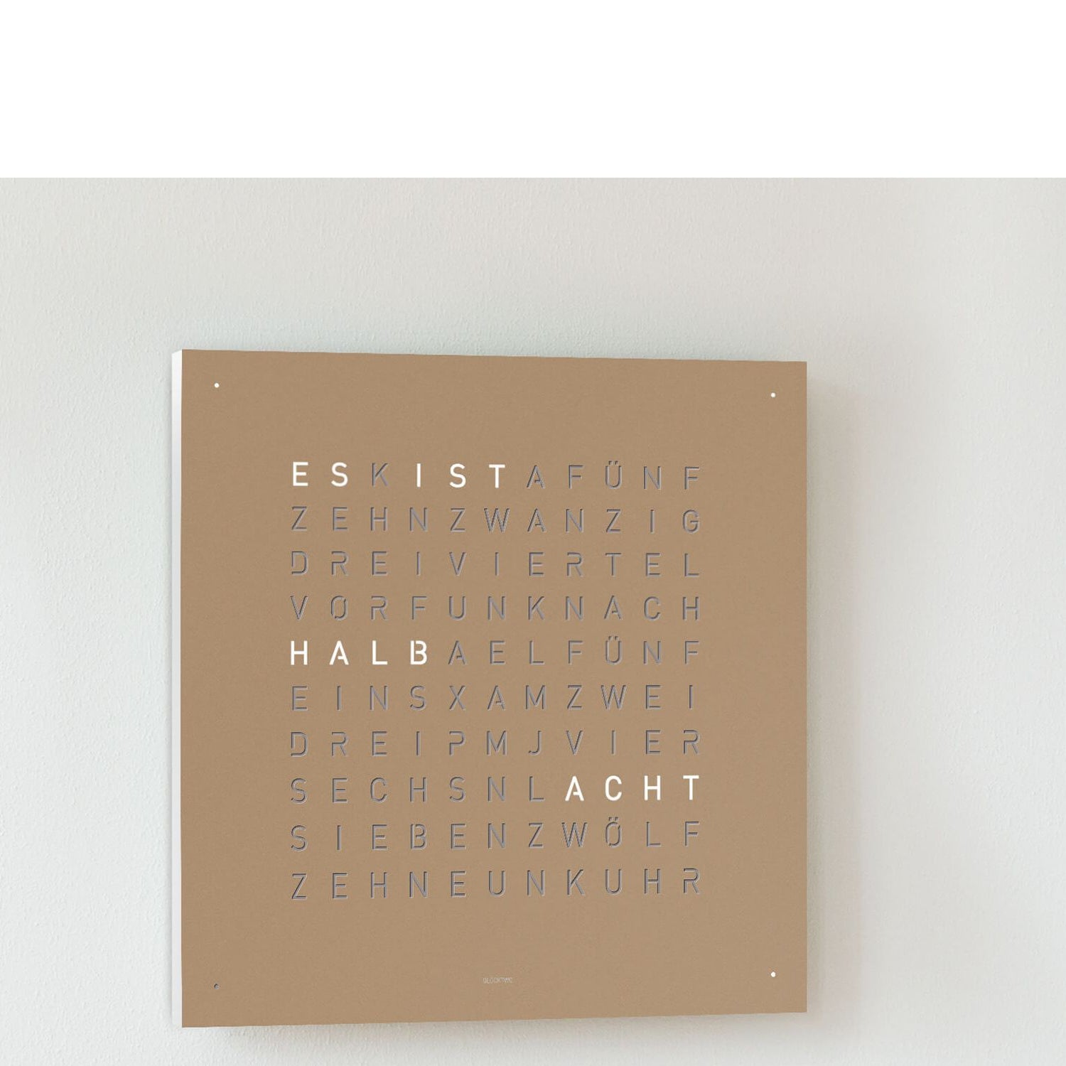 QLOCKTWO QT4SS QLOCKTWO EARTH 45 Steel Series