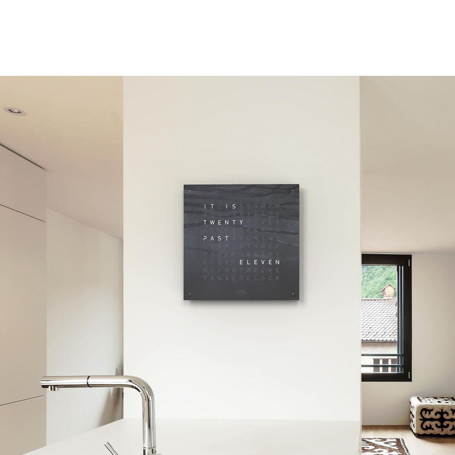 QLOCKTWO QT4MM QLOCKTWO EARTH 45 Creator's Edition Metamorphite