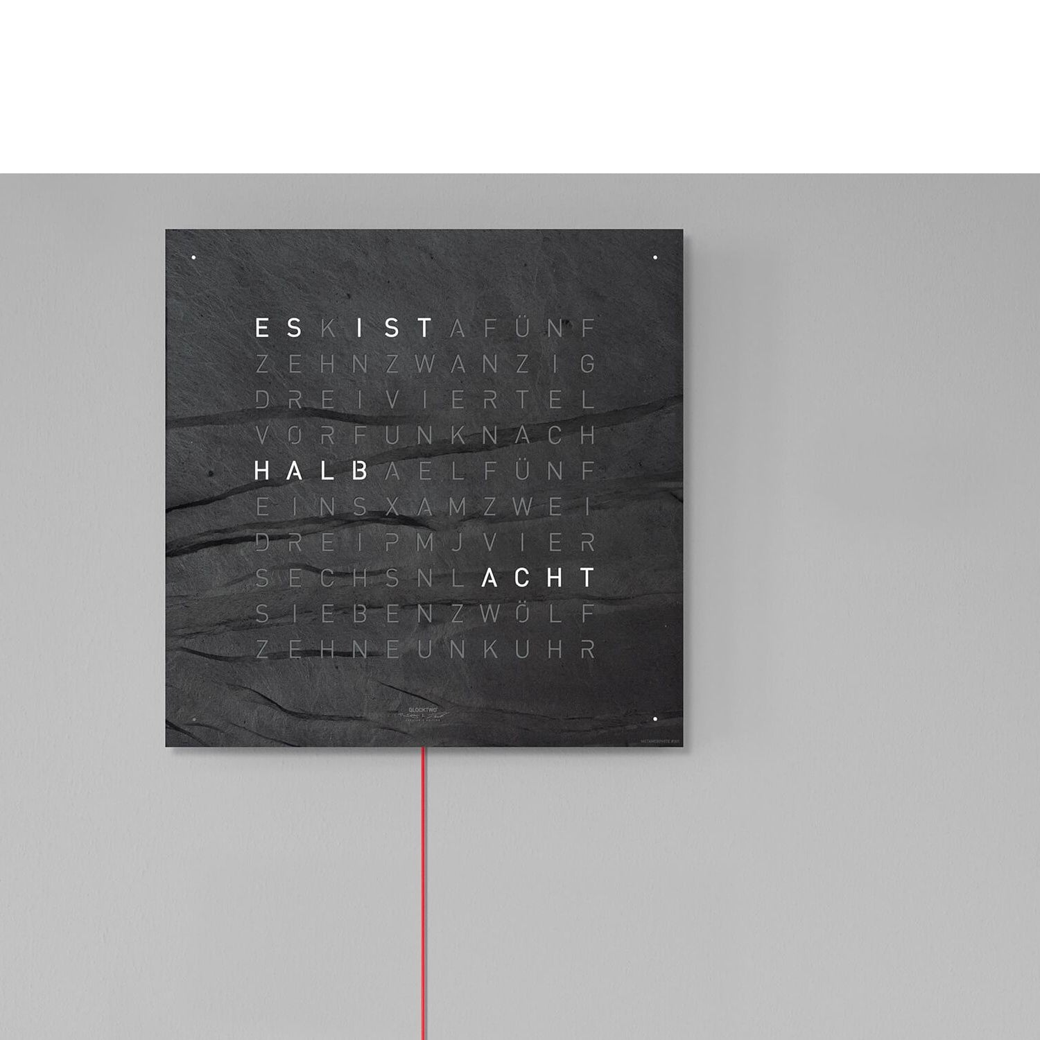 QLOCKTWO QT4MM QLOCKTWO EARTH 45 Creator's Edition Metamorphite