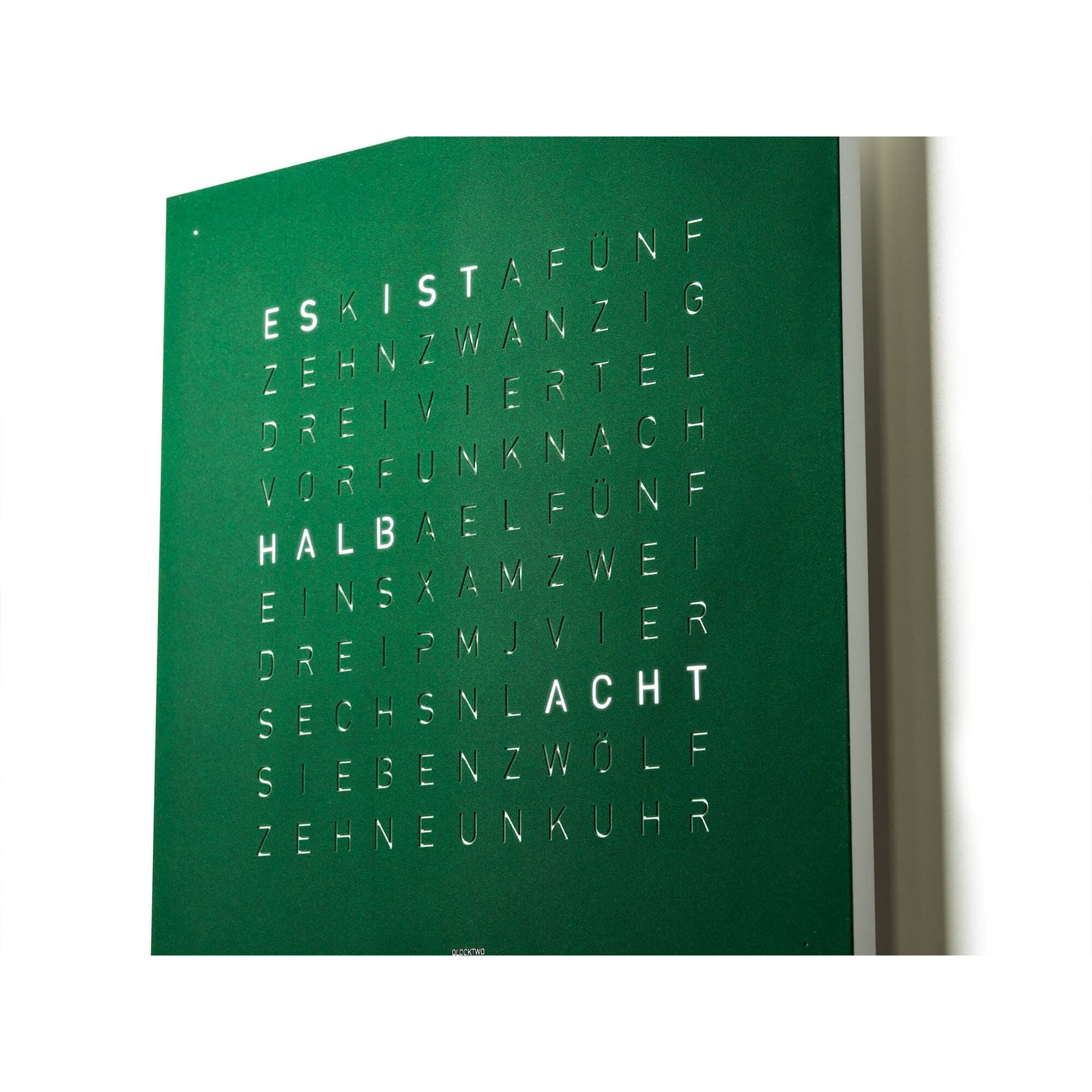 QLOCKTWO QT4RGVC QLOCKTWO EARTH 45 Green Velvet