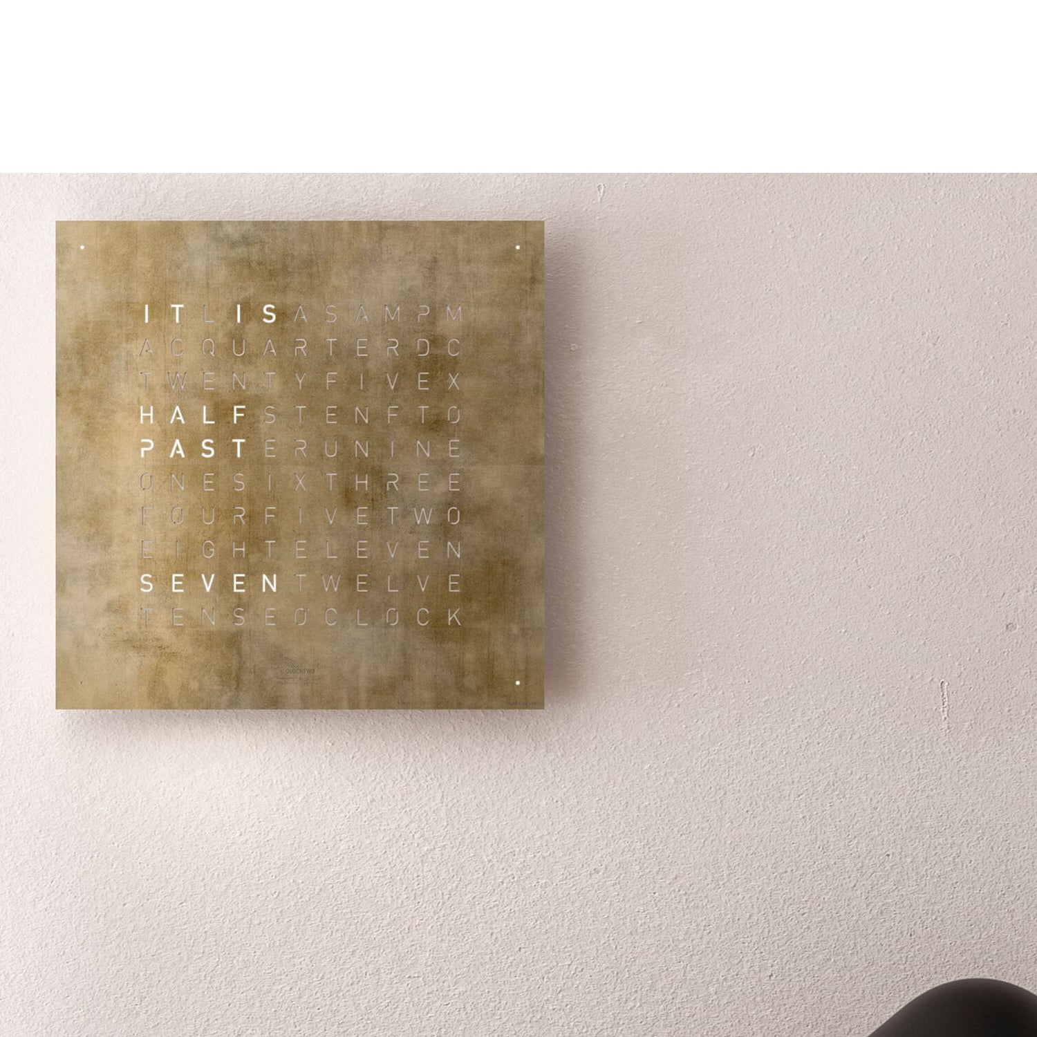 QLOCKTWO QT4SG QLOCKTWO EARTH 45 Creator's Edition Silver & Gold