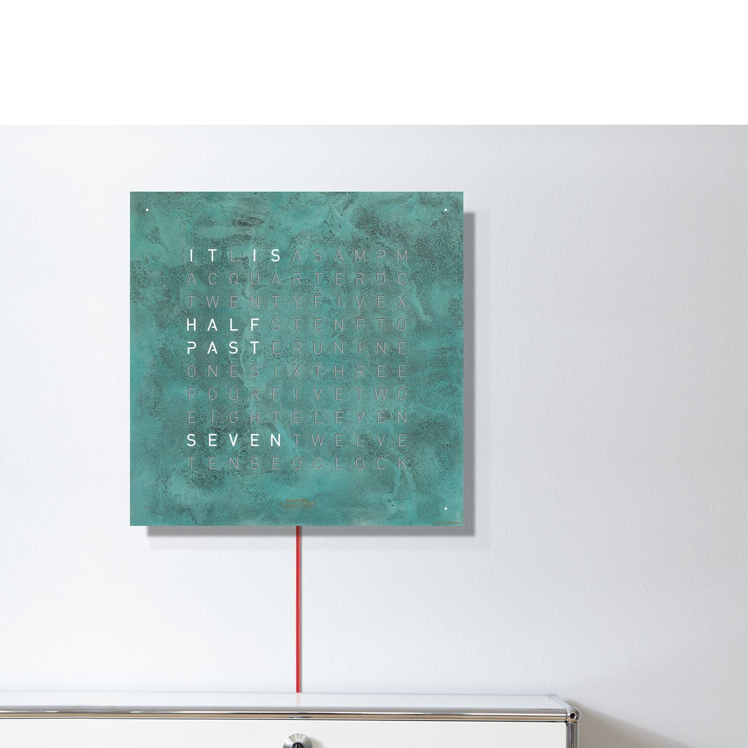 QLOCKTWO QT4VICO QLOCKTWO EARTH 45 Creator's Edition Vintage Copper