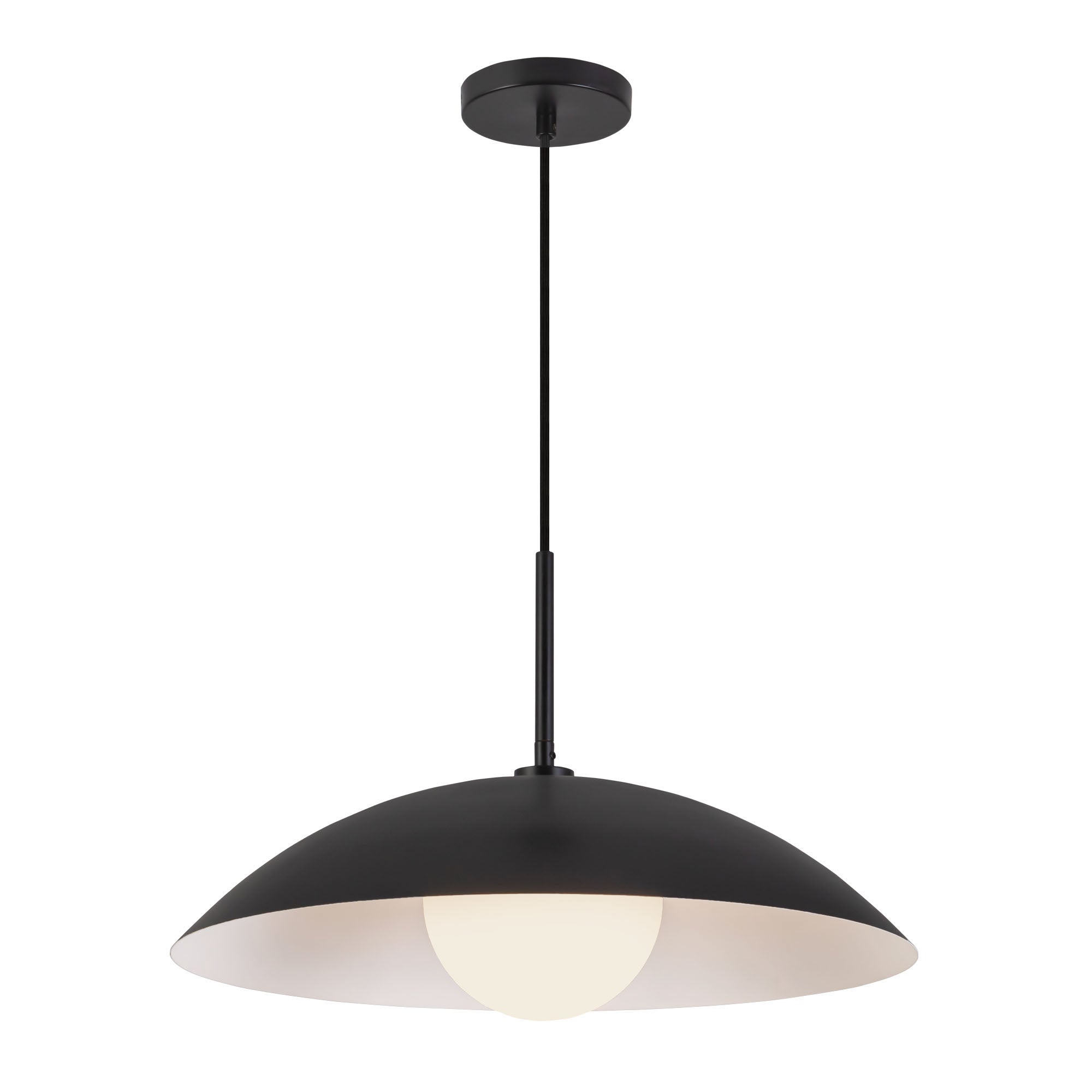 Kuzco Canada - PD56019-BK - One Light Pendant - Regent - Black