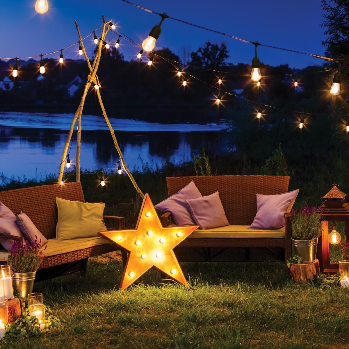 Satco Products - Starfish Smart LED 24ft - 10 Bulb - Inddor / Outdoor String Lights - S11288 - Canada Light Shop