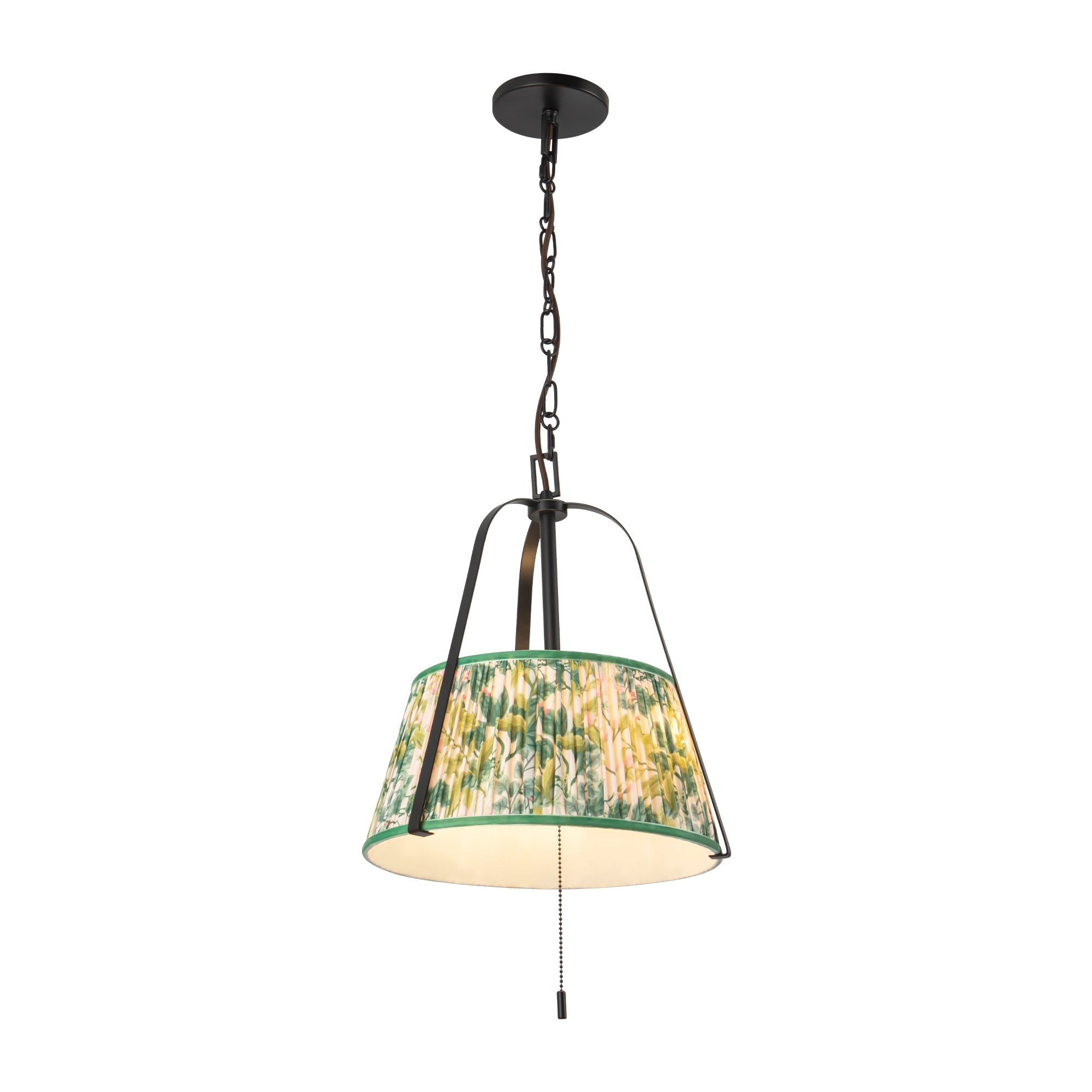 Alora Canada - PD675213BGBL - Two Light Pendant - Scout - Brushed Gold/Blue Linen