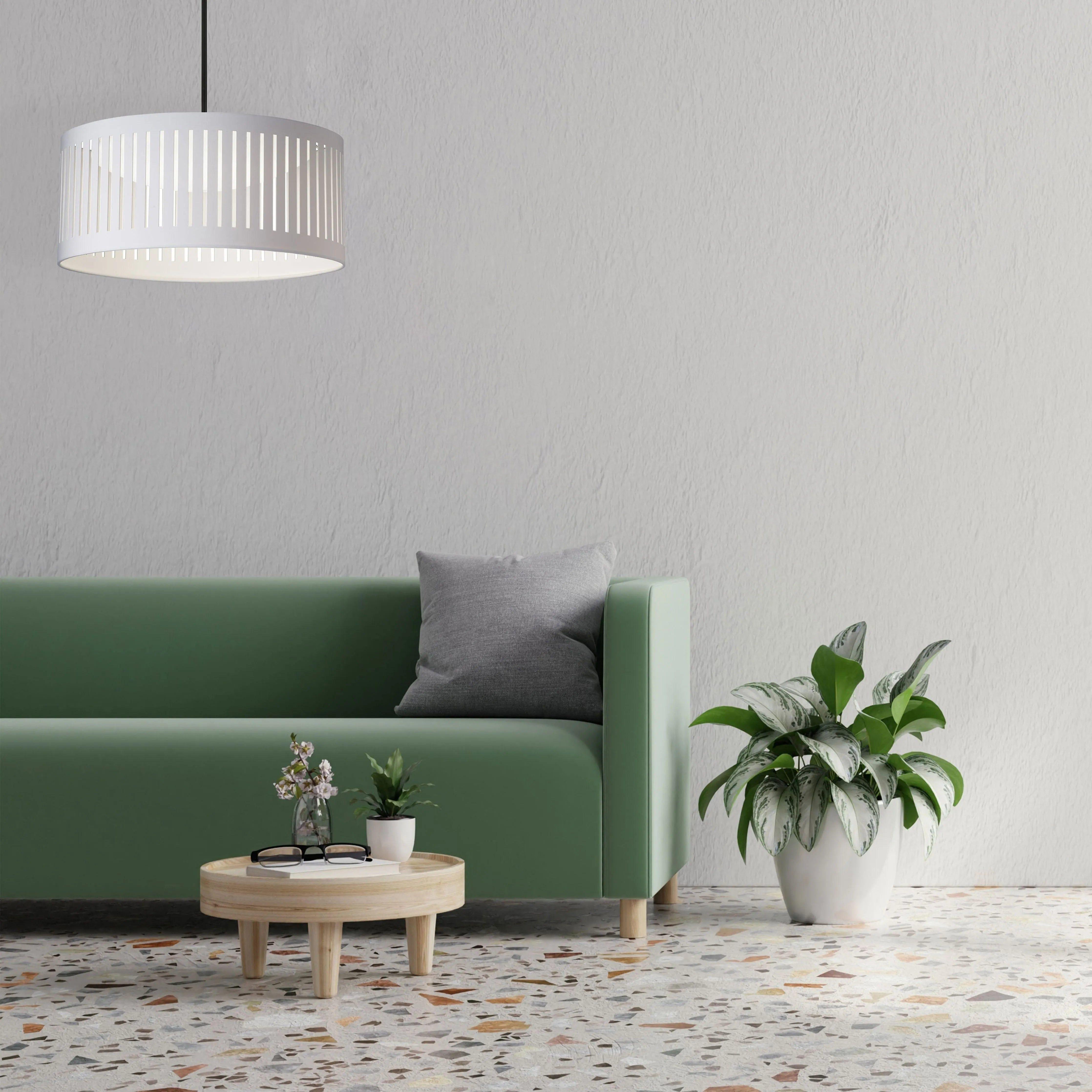 Dainolite - Slit Drum LED Pendant - SDLED-20P-BK - Canada Light Shop