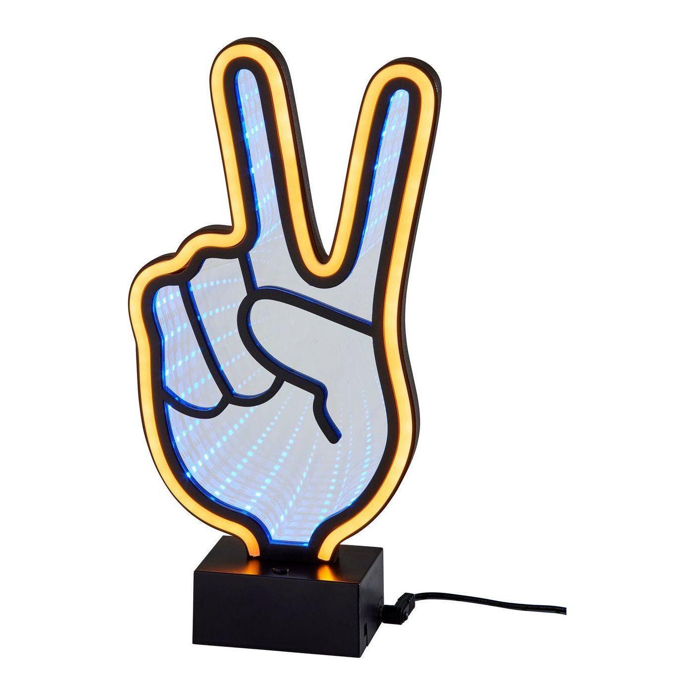 Adesso Home - Infinity Neon Peace Sign - SL3719-01 - Canada Light Shop