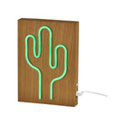 Adesso Home - Neon Cactus LED Table/Wall Lamp - SL3721-12 - Canada Light Shop