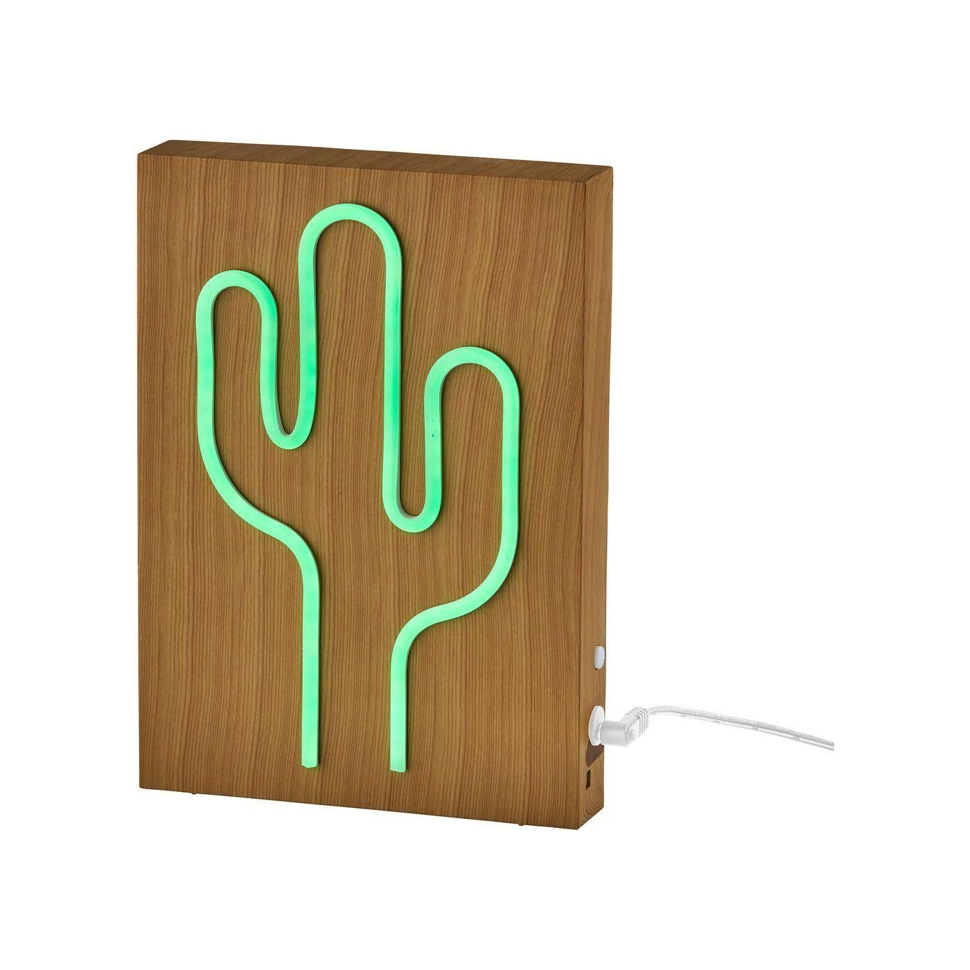 Adesso Home - Neon Cactus LED Table/Wall Lamp - SL3721-12 - Canada Light Shop