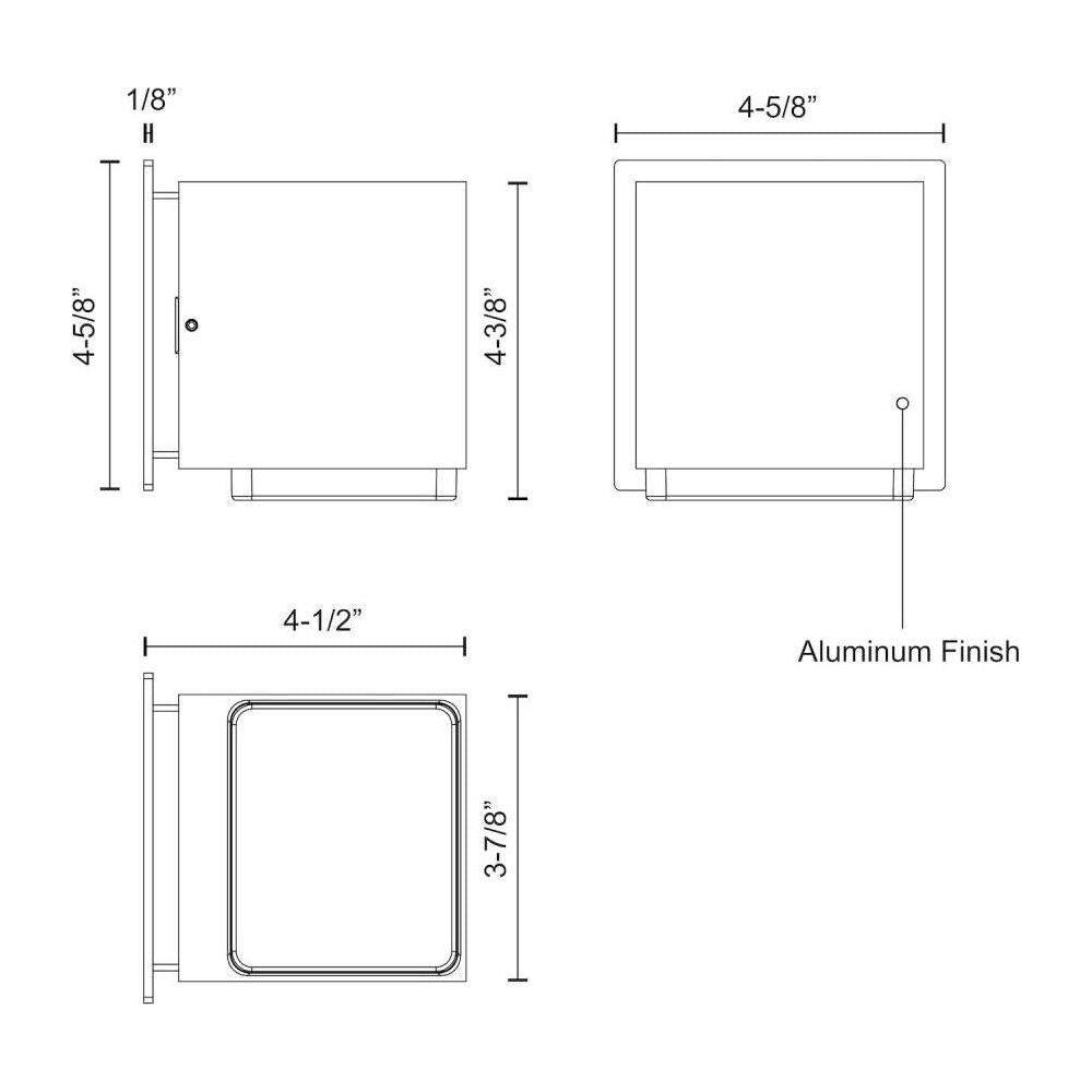 Kuzco Lighting - Sunset LED Outdoor Wall Mount - EW35204-BK - Canada Light Shop