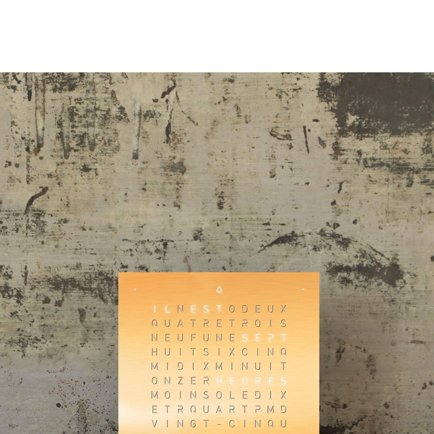 QLOCKTWO T4GGD QLOCKTWO EARTH 13.5 Golden Legend