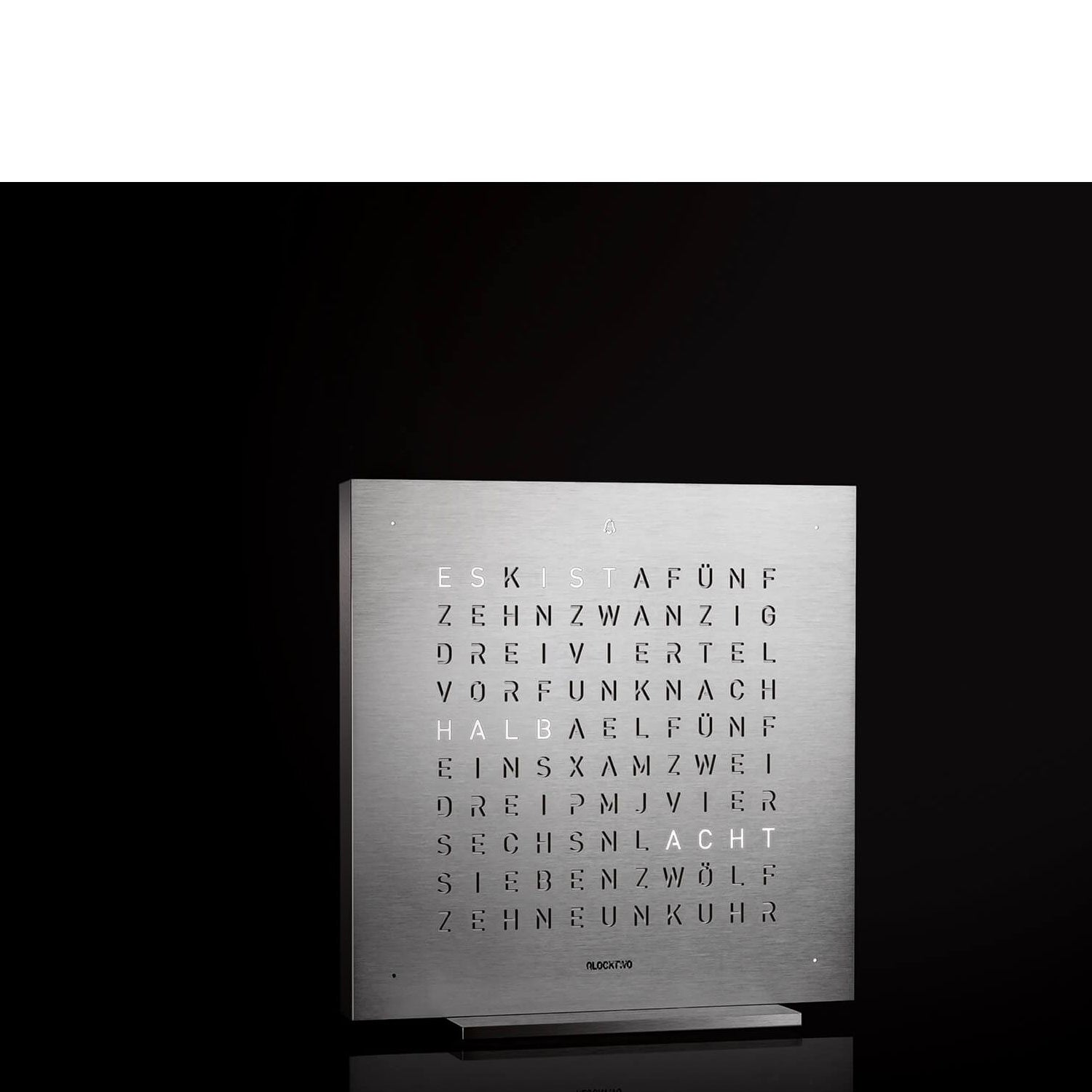 QLOCKTWO T4SSS QLOCKTWO EARTH 13.5 Full Metal