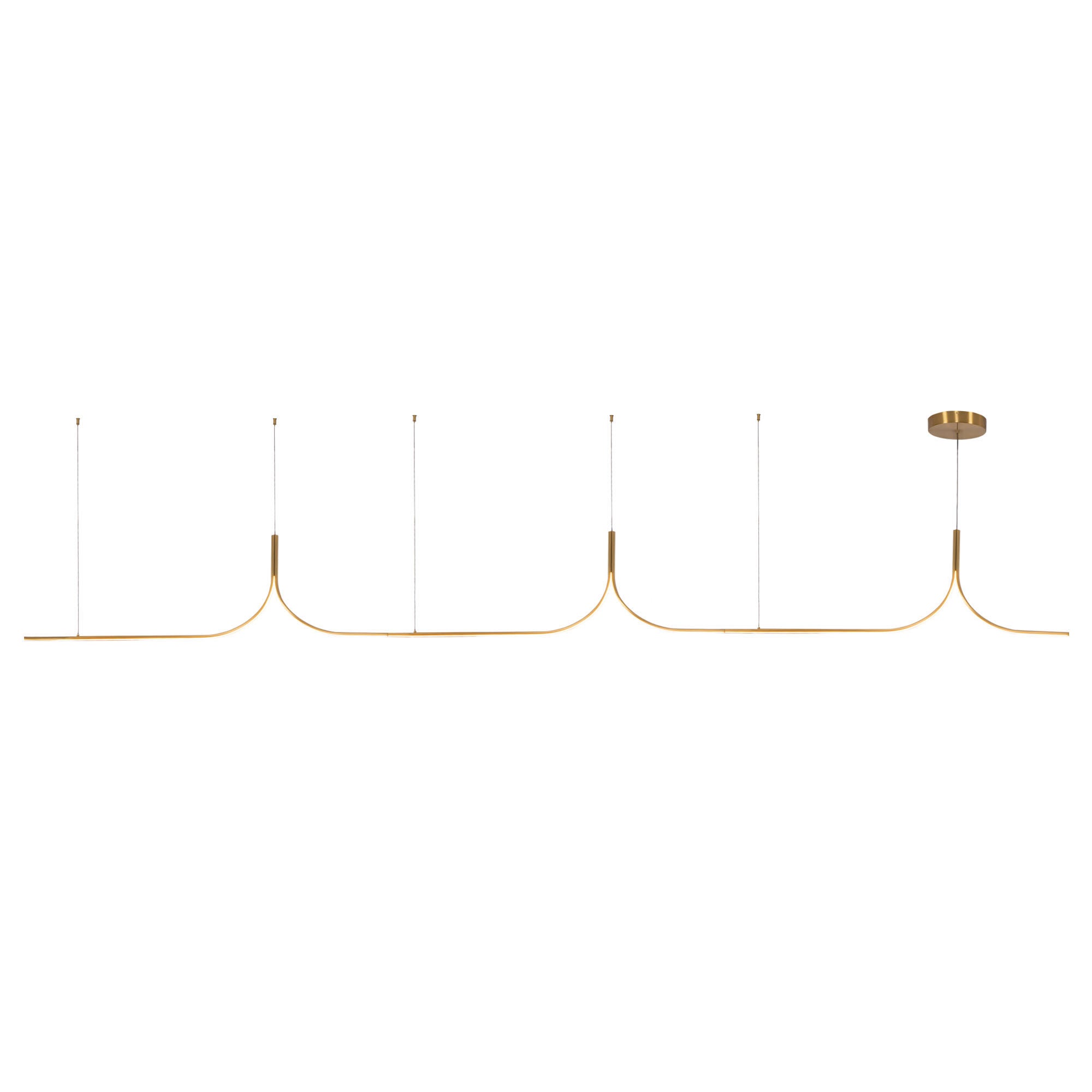 Kuzco Canada - LP17915-BG-UNV-010-RT - LED Linear Pendant - Thread - Brushed Gold
