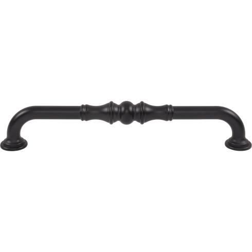 Top Knobs TK3436BLK Bayridge Pull in Flat Black