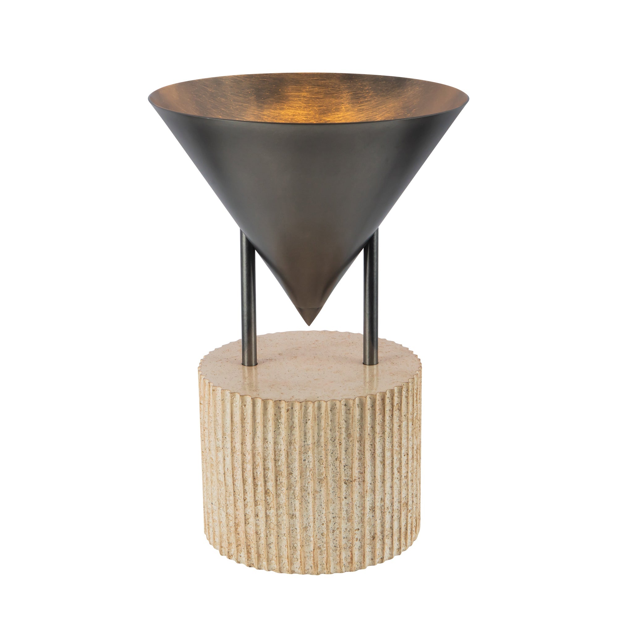 Alora Canada - TL341015PTB - One Light Table Lamp - Versus - Patina Brass