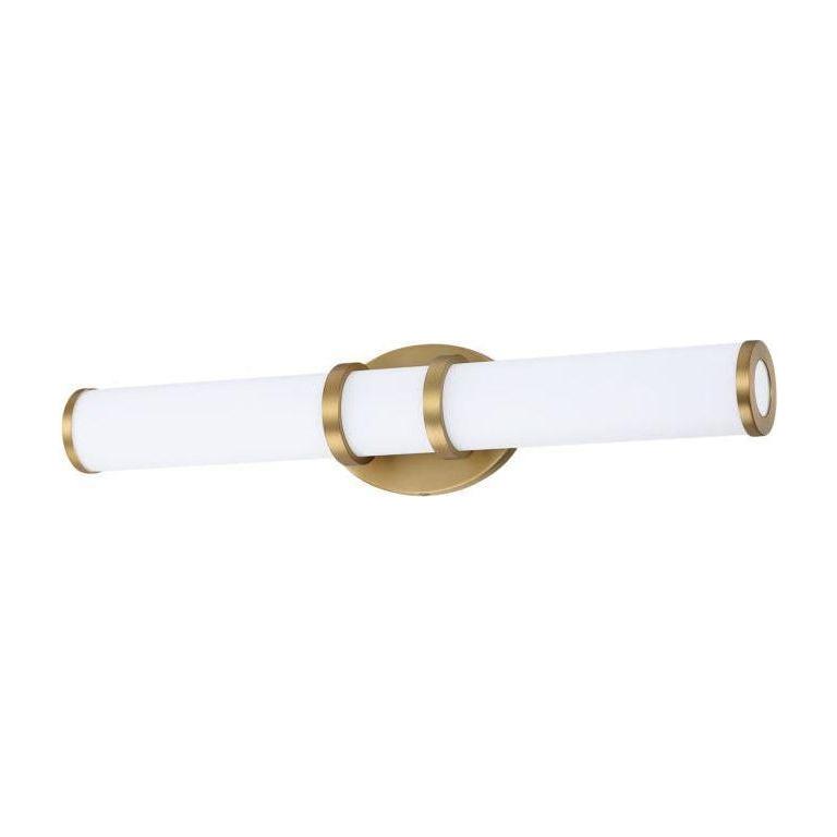 Kendal Lighting - Rings LED Vanity Light - VF1824-BRS - Canada Light Shop