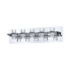 Kendal Lighting - Waterford LED Vanity Light - VF8300-5L-CH/BLK - Canada Light Shop