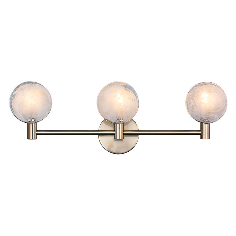 Matteo Canada - W33803CG - Three Light Wall Sconce - Cloudburst - Champagne Gold