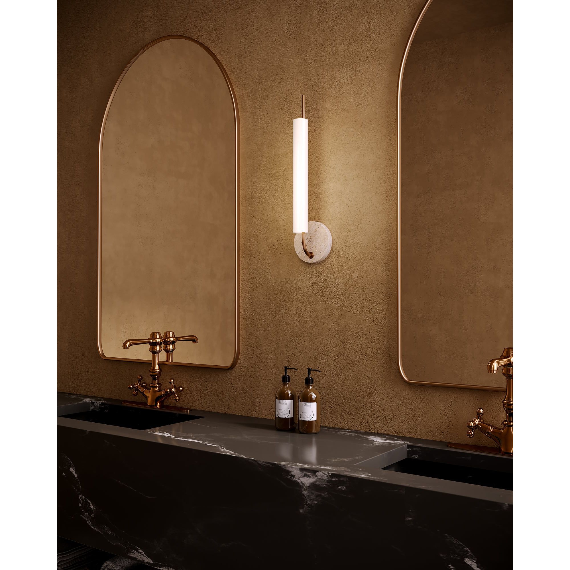 Kuzco Canada - WS48120-VB - LED Wall Sconce - Wick - Vintage Brass