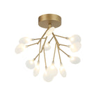 Matteo Canada - X69820GL - 12 Light Ceiling Mount - Hydrangea Bloom - Gold
