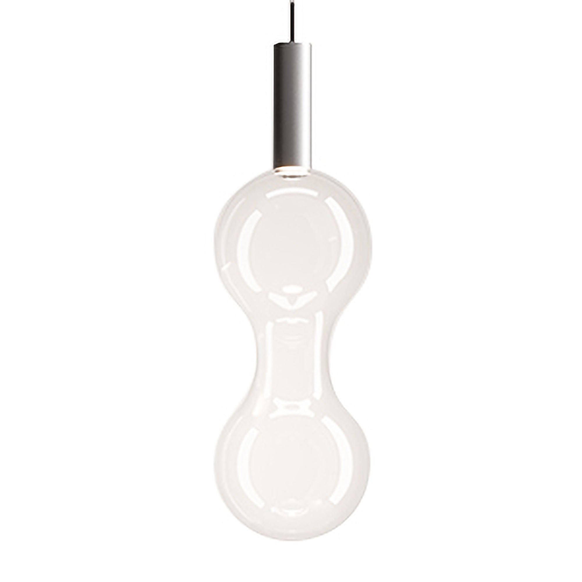 Zafferano America ZL-SFO-ALU\/CLR-30 Sfer'Otto Pendant in 3000 K Transparent \/ Silver