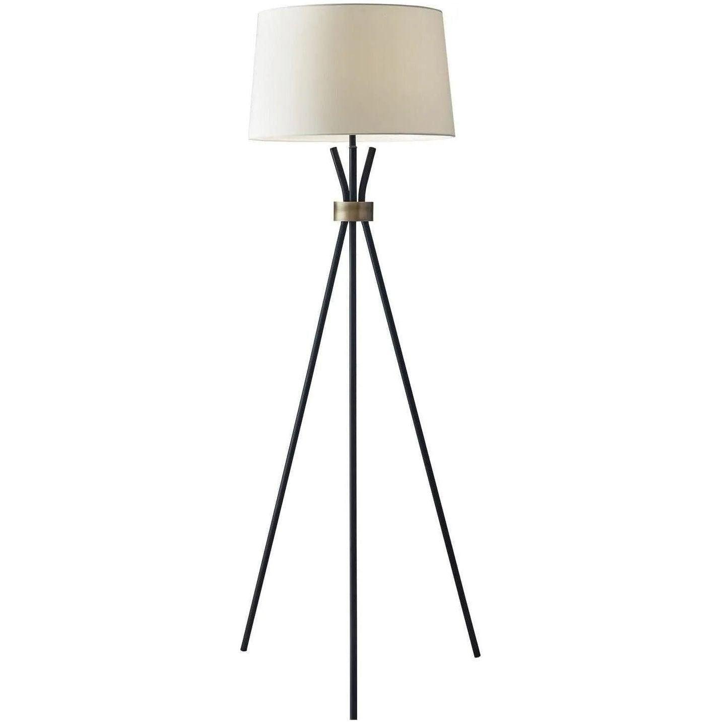 Adesso Home - Benson Floor Lamp - 3835-01 - Canada Light Shop