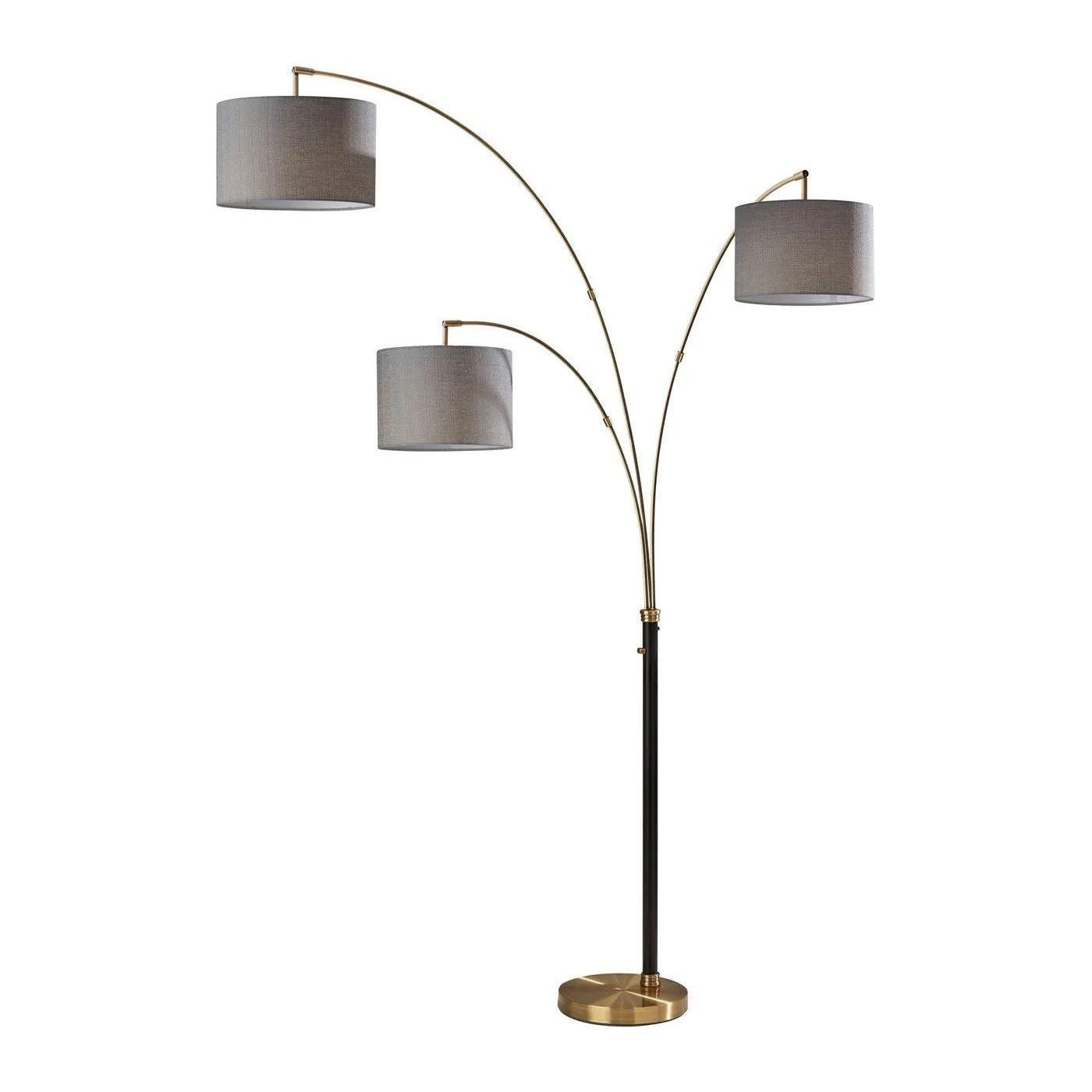 Adesso Home - Bergen Arc Lamp - 4210-21 - Canada Light Shop