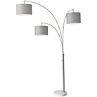Adesso Home - Bowery Three-Arm Arc Floor Lamp - 4250-22 - Canada Light Shop