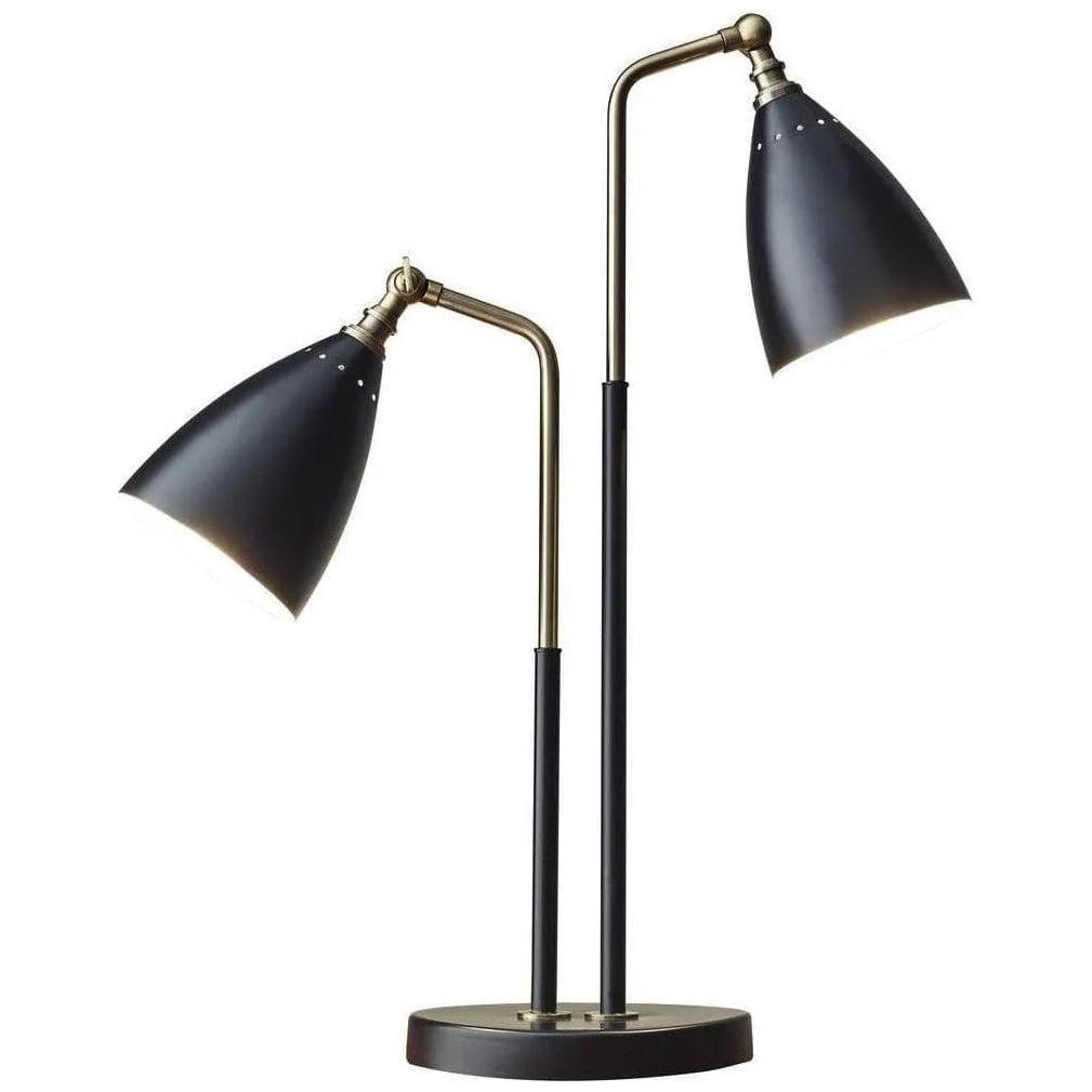 Adesso Home - Chelsea Two Light Desk Lamp - 3464-01 - Canada Light Shop
