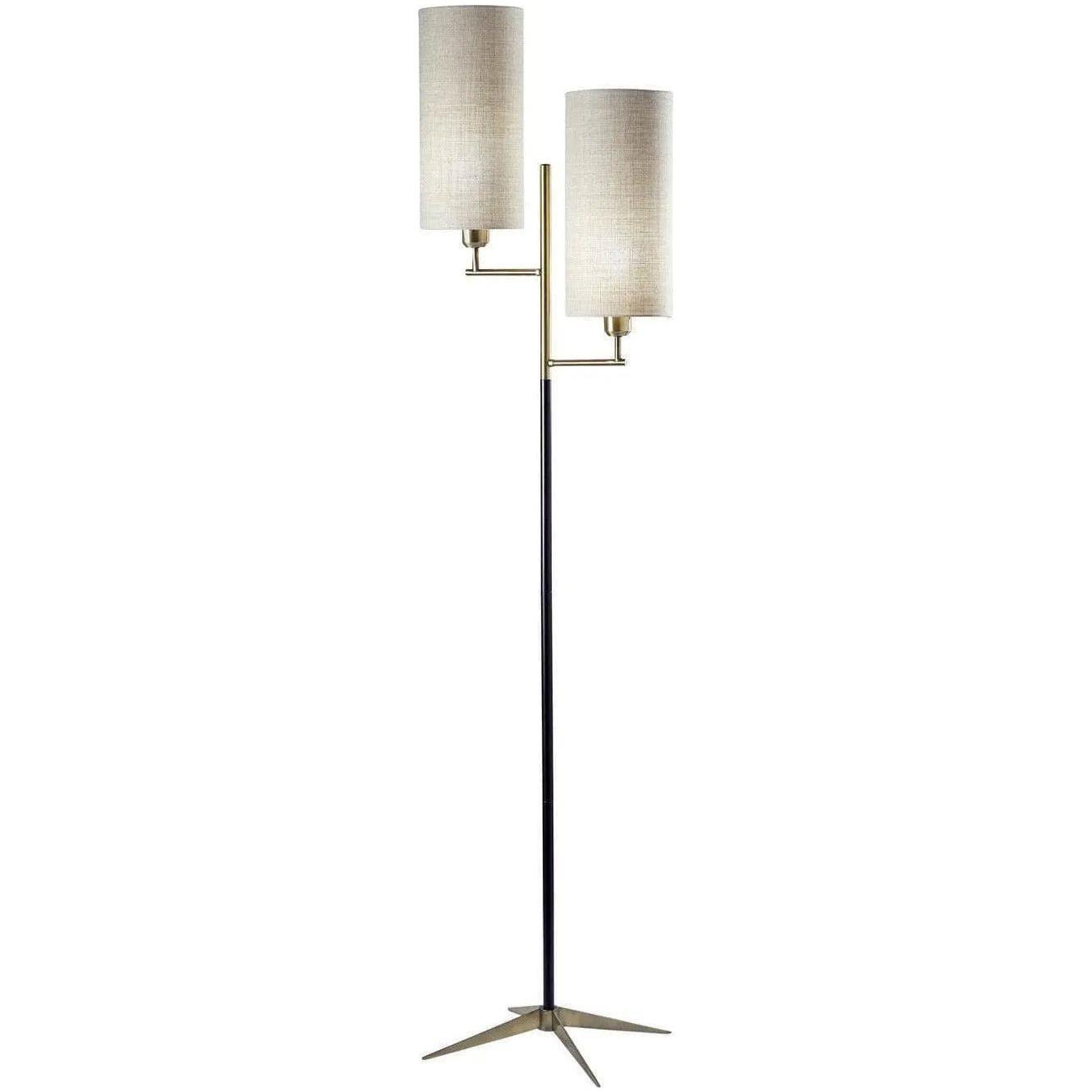 Adesso Home - Davis Floor Lamp - 3474-01 - Canada Light Shop