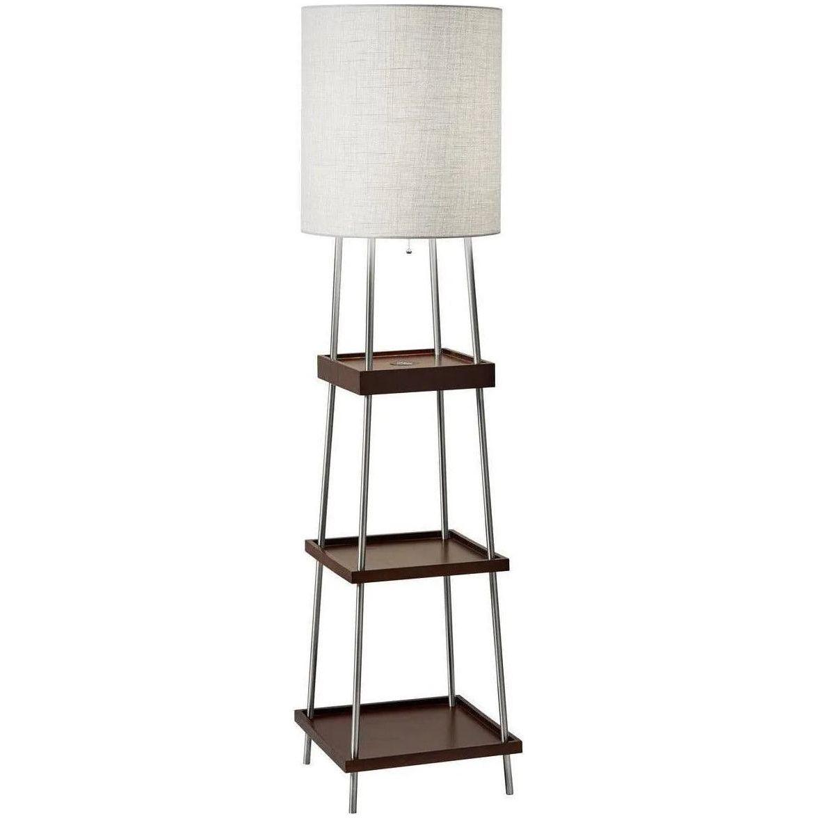 Adesso Home - Henry Floor Lamp w/ Wireless Charging Station - 3459-15 - Canada Light Shop