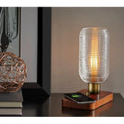 Adesso Home - Isaac Charging Table Lamp - 3419-21 - Canada Light Shop