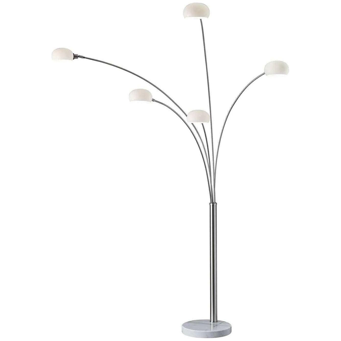Adesso Home - Luna Arc Floor Lamp - 3346-22 - Canada Light Shop