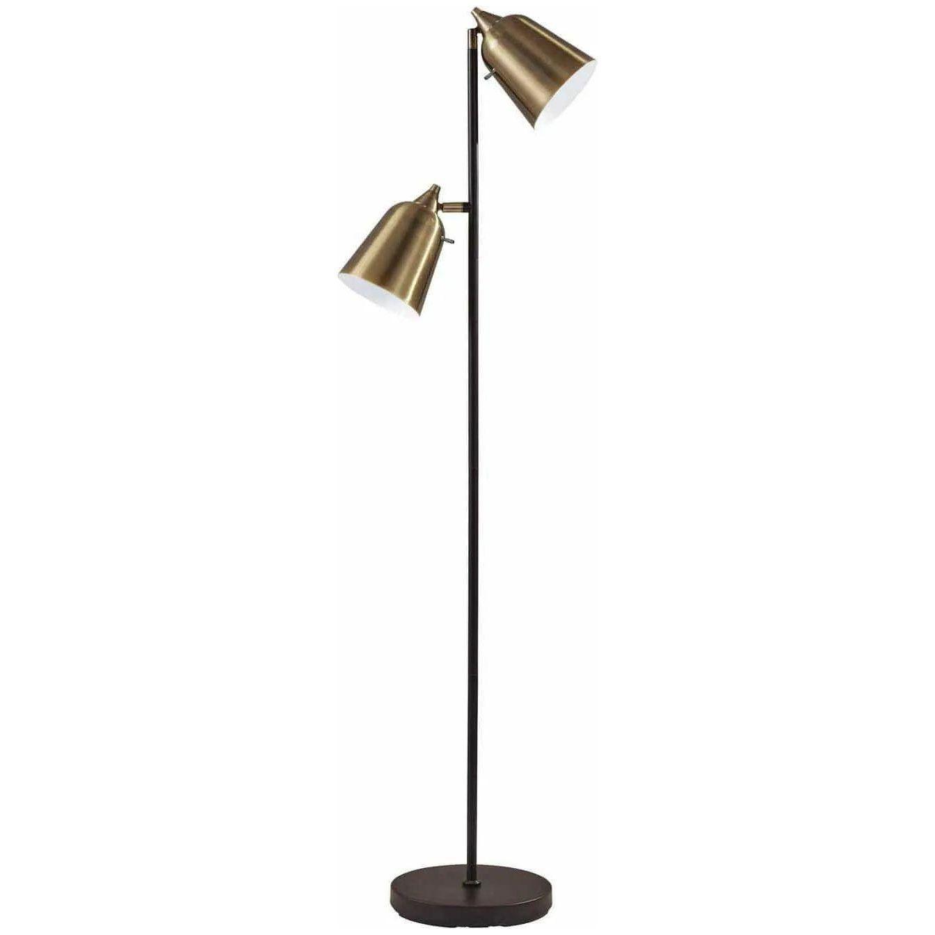 Adesso Home - Malcolm Floor Lamp - 3237-01 - Canada Light Shop