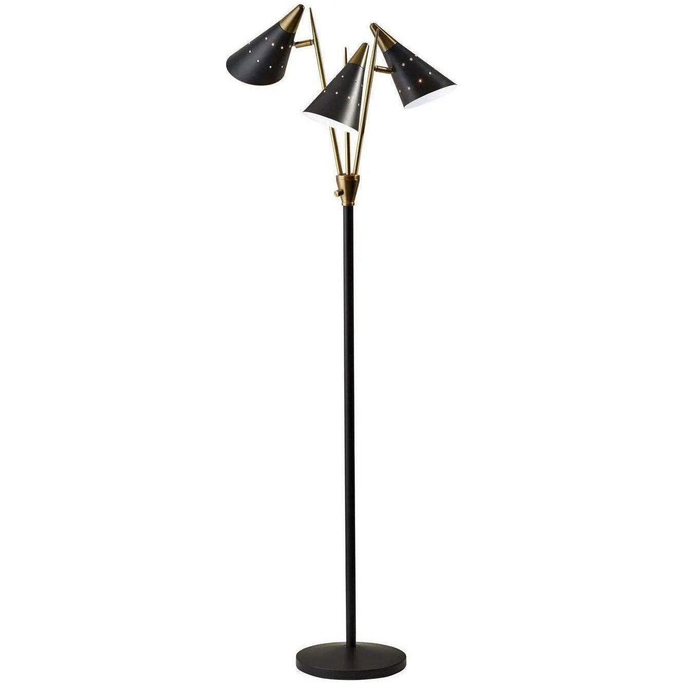 Adesso Home - Nadine Floor Lamp - 3249-01 - Canada Light Shop