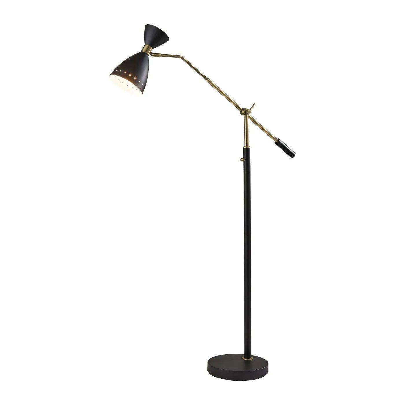 Adesso Home - Oscar Floor Lamp - 4284-01 - Canada Light Shop