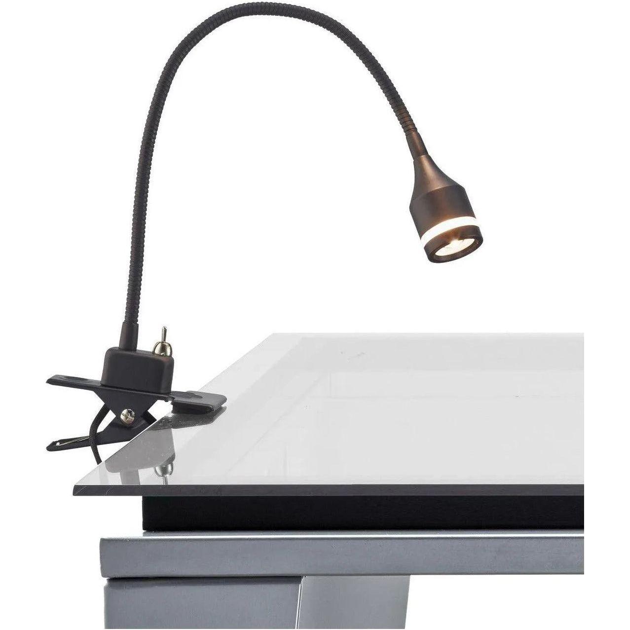 Adesso Home - Prospect LED Clip Lamp - 3217-01 - Canada Light Shop