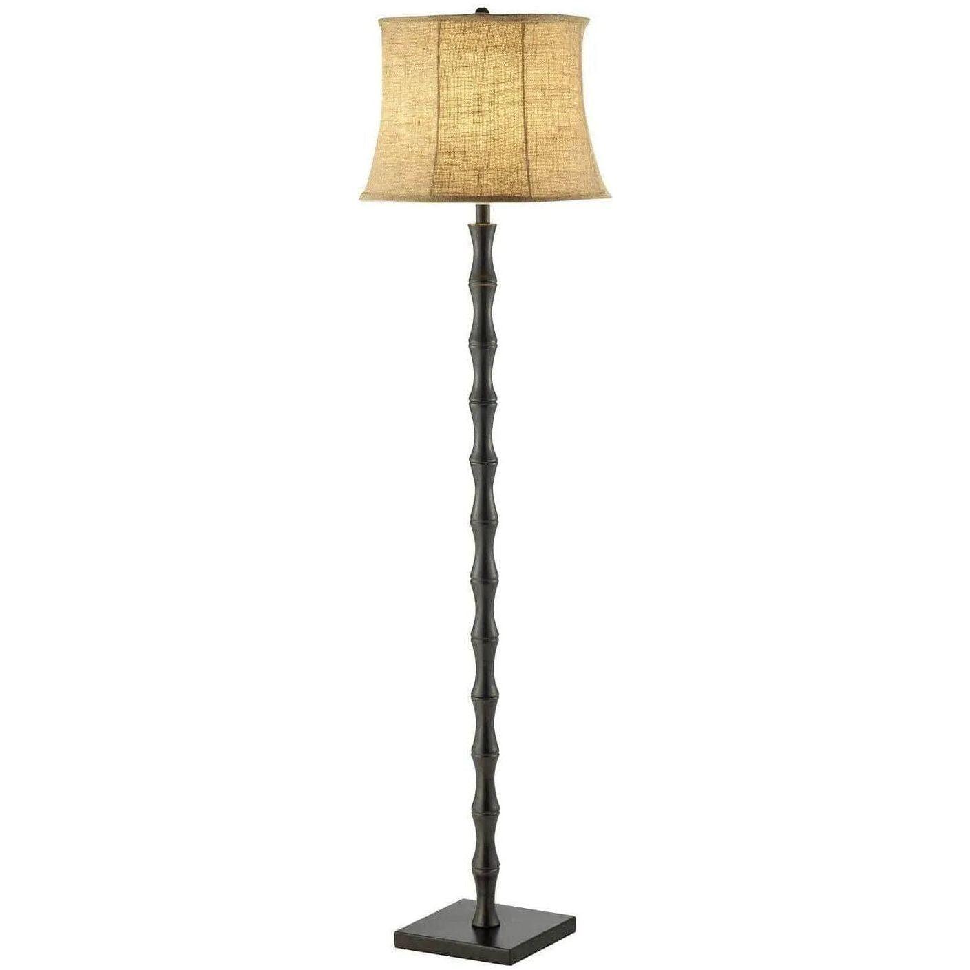 Adesso Home - Stratton Floor Lamp - 1523-01 - Canada Light Shop