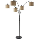 Adesso Home - Trinity 5-Arm Arc Floor Lamp - 4239-26 - Canada Light Shop
