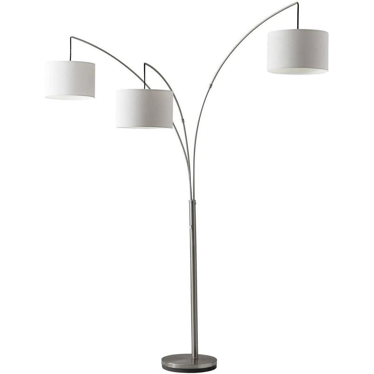 Adesso Home - Trinity Arc Floor Lamp - 4238-22 - Canada Light Shop
