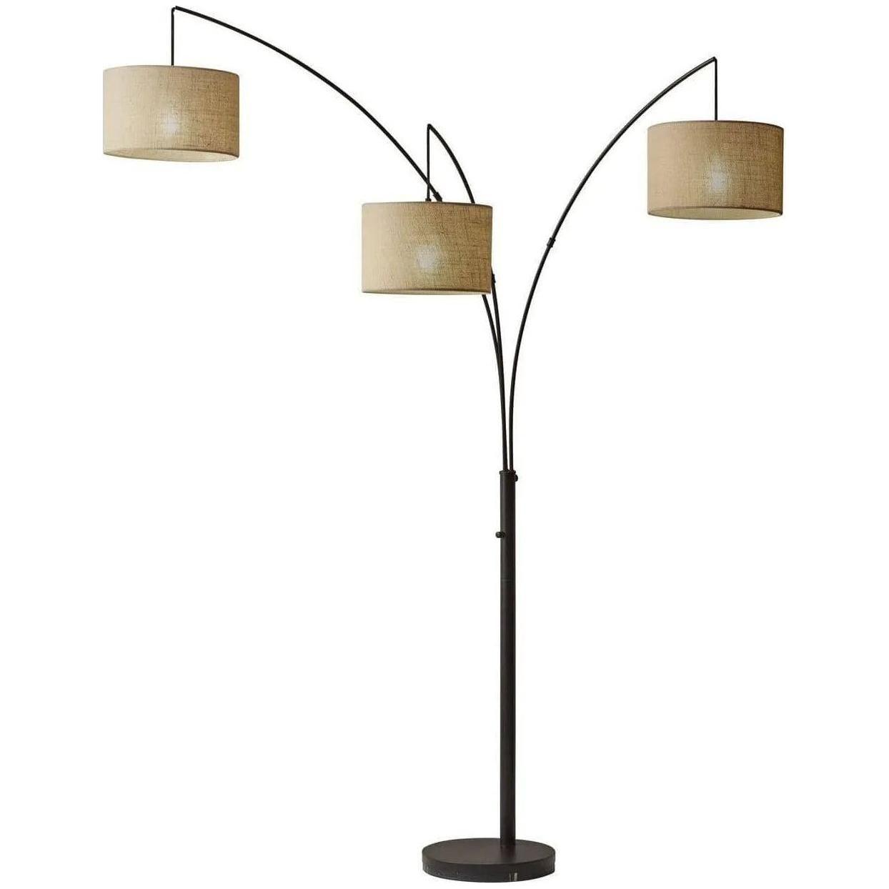 Adesso Home - Trinity Arc Floor Lamp - 4238-26 - Canada Light Shop
