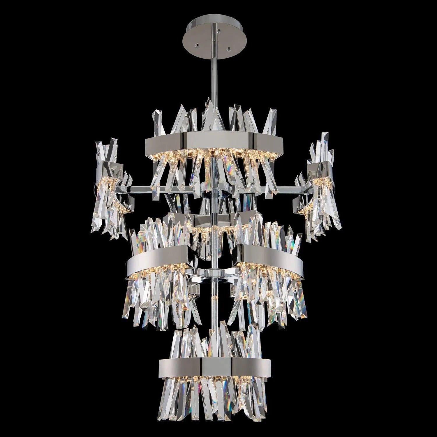 Allegri - Glacier LED Foyer Pendant - 030259-010 - Canada Light Shop