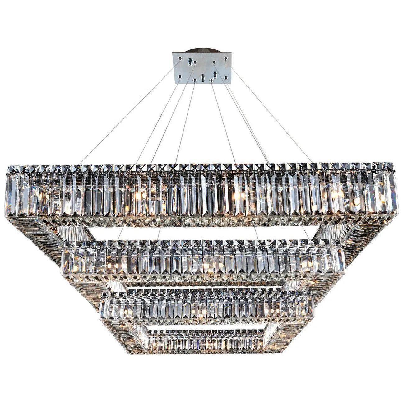 Allegri - Quadro Three-Tier Pendant - 11780-010-FR001 - Canada Light Shop