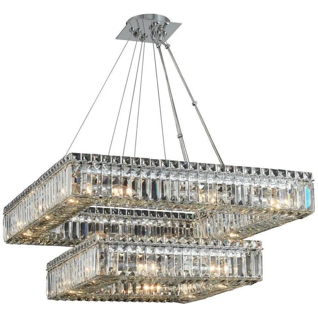 Allegri - Quadro Two-Tier Pendant - 11782-010-FR001 - Canada Light Shop